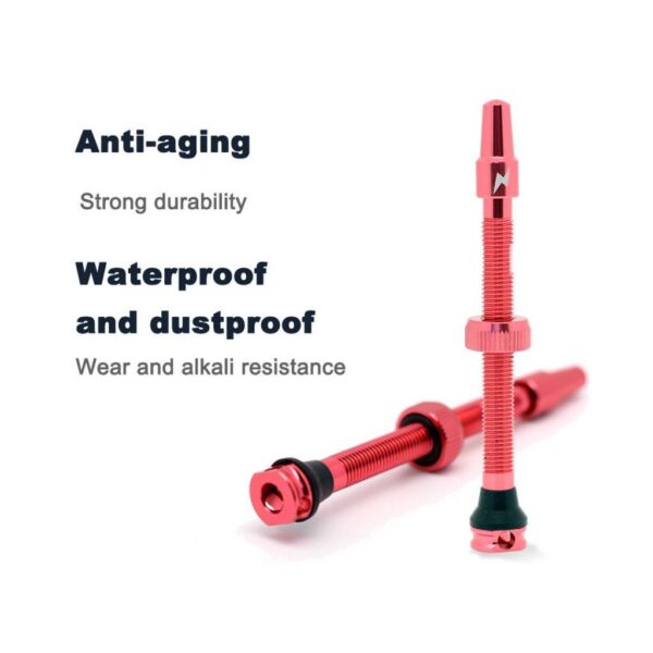 Ridenow Tubeless Valve 1Pair 45/65/85mm Presta