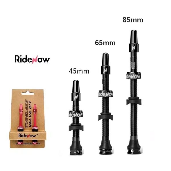 Ridenow Tubeless Valve 1Pair 45/65/85mm Presta