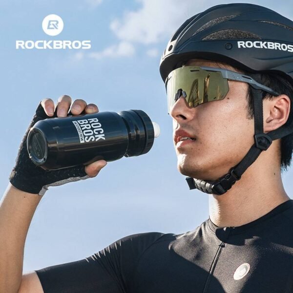 ROCKBROS 600ml Squeezing Cycling Water Bottle