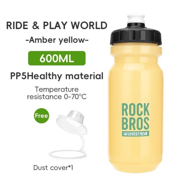 ROCKBROS 600ml Squeezing Cycling Water Bottle